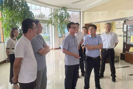 区长李皓一行前往我司参观调研