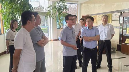 区长李皓一行前往我司参观调研